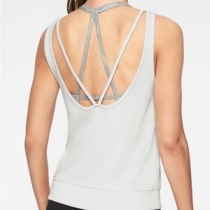 Serenity V Back Tank Fog Gray from athleta